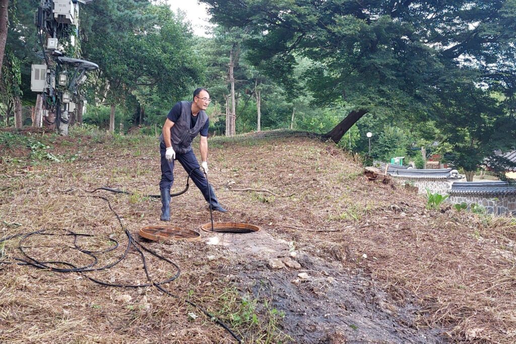 하수구 하수도 하수관 오수관 정화조 횡주관 오수받이 맨홀